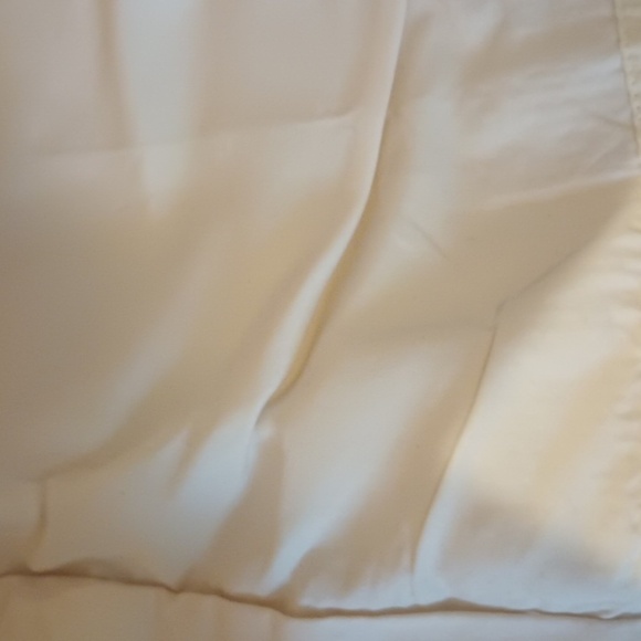 Adidas Cream Striped High Waisted A Line Mini Seersucker Skirt A33 - Picture 3 of 8